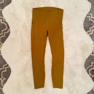 Lululemon Mustard Colored Leggings